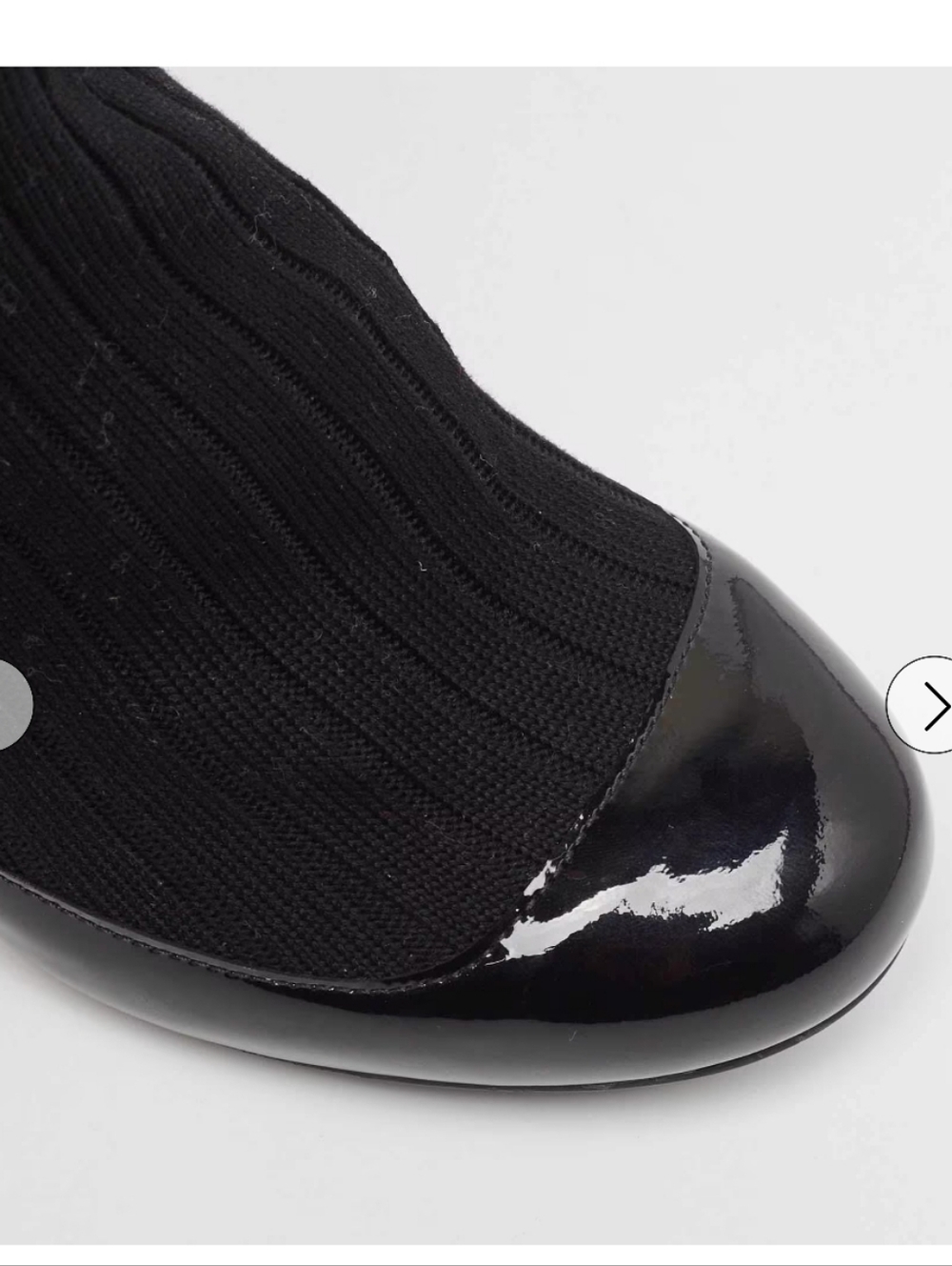 CHANEL LIKE NEW ! Black Sock-Stiletto High Heel Boot - Picture 8 of 8
